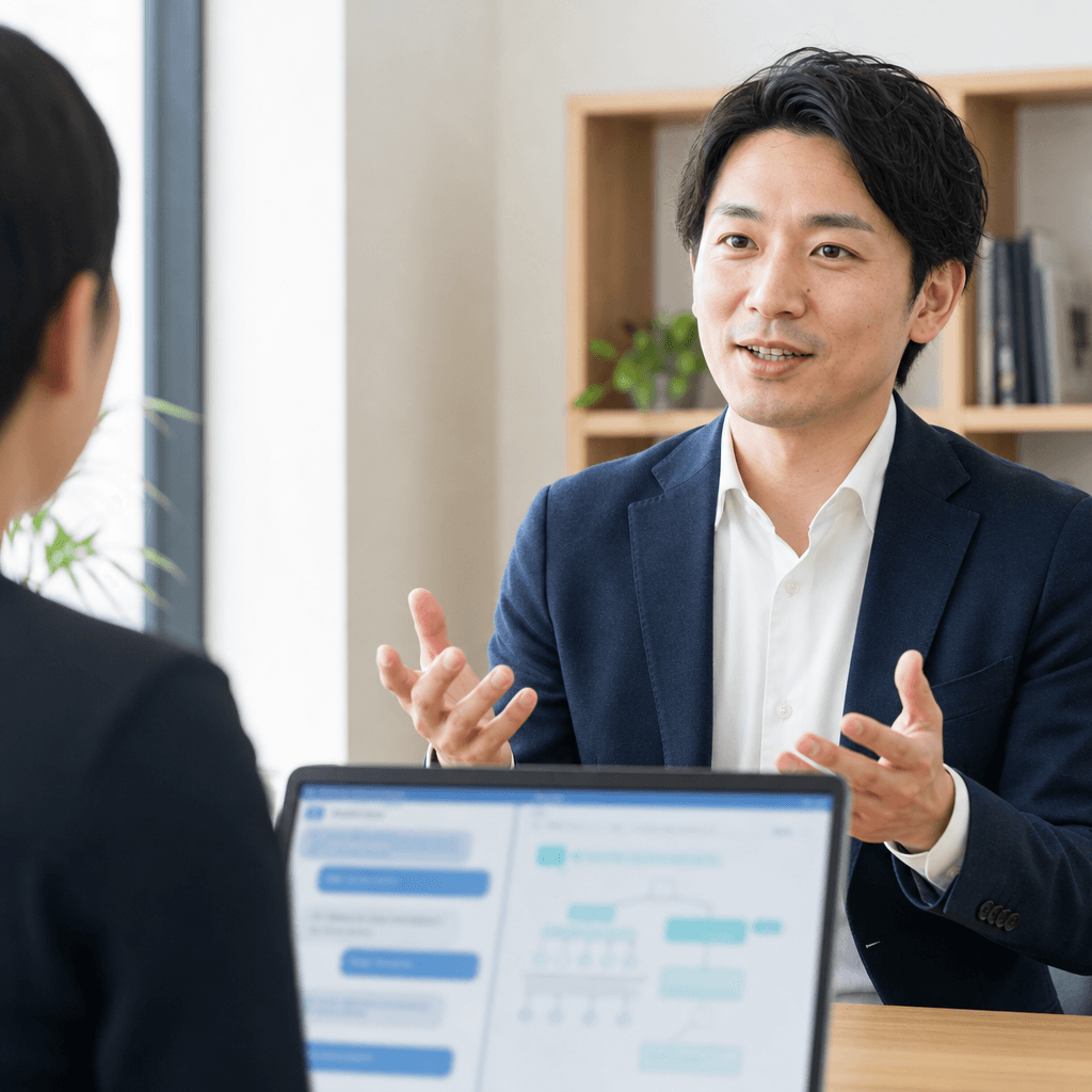 話す